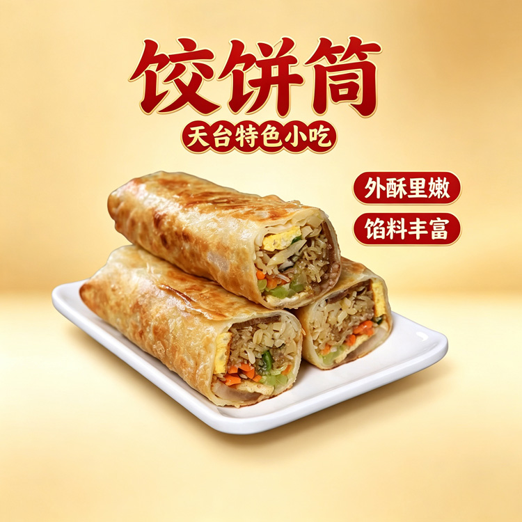 饺饼筒美食