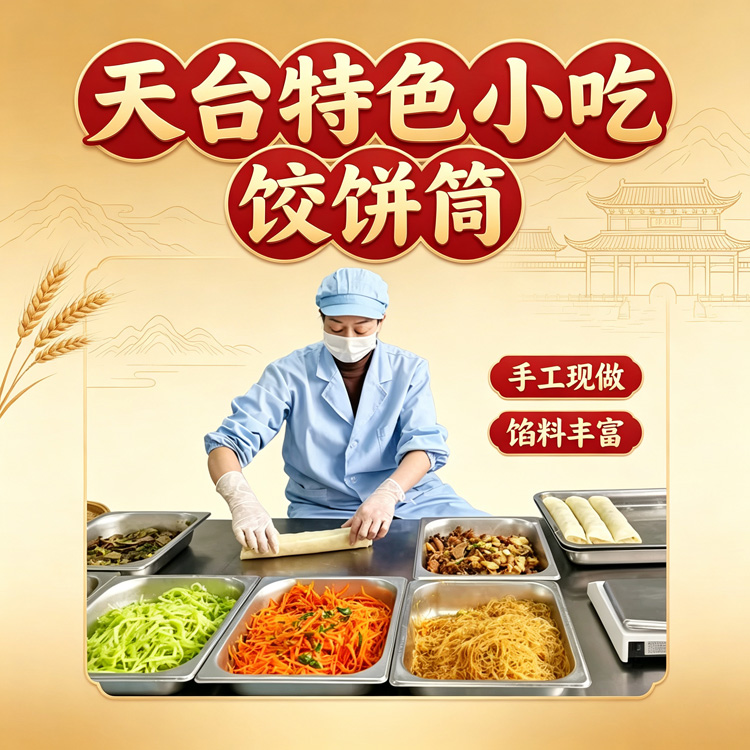 手工卷饺饼筒